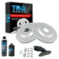 thumbnail image 1 of TRQ Performance Brake Rotor G-& Ceramic Pad Front Kit w/Chemicals BKA17900 Fits select: 1997-2004 CHEVROLET CORVETTE, 1 of 8