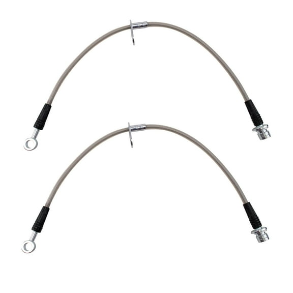 TRQ Performance Front Brake Hose Set BLA63302 Fits Select 2007-2013 Acura MDX , 2009-2015 Honda Pilot , 2010-2013 Acura ZDX