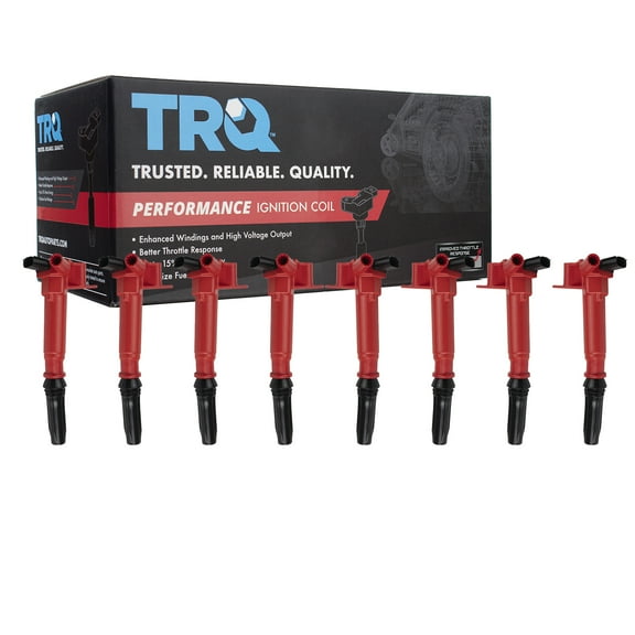 TRQ Performance Ignition Coil Set Kit Fits 2010-2017 Ford TKA05939