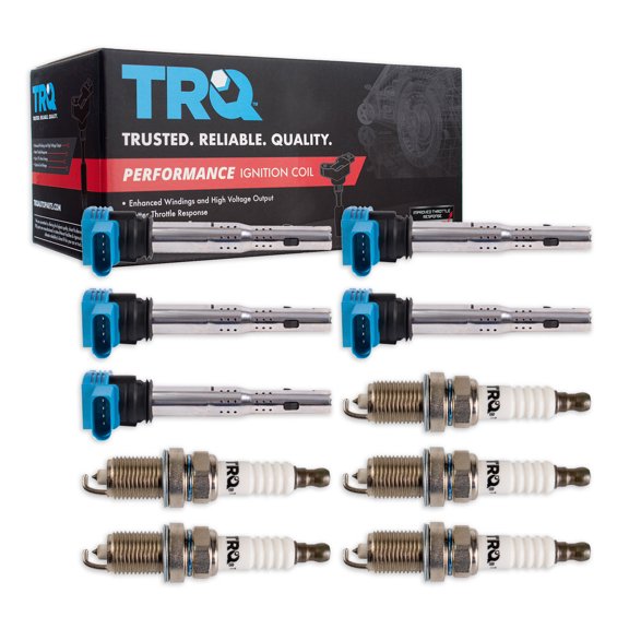 TRQ Performance Ignition Coils & Spark Plugs For Beetle Golf Jetta Passat Rabbit TKA05928 Fits select: 2009-2014 VOLKSWAGEN JETTA, 2012-2014 VOLKSWAGEN PASSAT