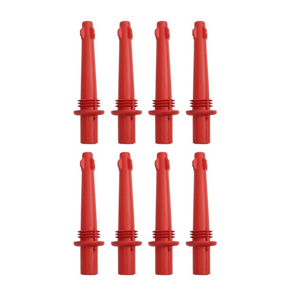 TRQ Performance Performance Ignition Coil Boot Set Red Fits 2010-2012 Jaguar XF XFR 2011-2012 XJ XK XKR 2012 XKR-S 2010-2013 Land Rover LR4 Range Rover Range Rover Sport