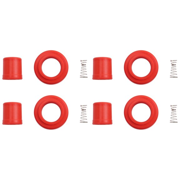 TRQ Performance Performance Ignition Coil Boot Set Red Fits 2013-2015 Acura ILX 2012-2015 Honda Civic 2016-2019 HR-V