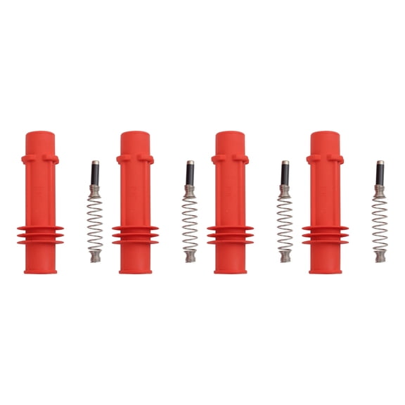 TRQ Performance Performance Ignition Coil Boot Set Red Fits 2013-2021 Buick Encore 2014-2016 Cadillac ELR 2011-2015 Chevrolet Cruze 2016 Cruze Limited 2012-2020 Sonic 2015-2021 Trax Volt