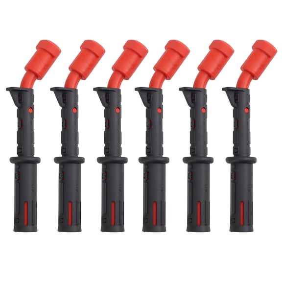 TRQ Performance Performance Ignition Coil Boot Set Red Fits 2013 Mercedes-Benz C300 2012-2013 C350 2012-2016 E350 2013-2015 E400 GLK350 ML350 2012 R350 SLK350