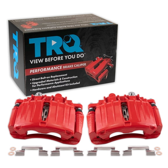 TRQ Performance Rear Brake Caliper Set Fits 02-06 Cadillac 00-06 Chevrolet GMC CLA49855