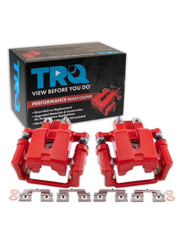 Performance Rear Driver and Passenger Side Brake Caliper Set Caliper Brackets Fits 05-09 Chrysler 300 Touring RWD 13-18 Chrysler 300 V6 3.6L RWD