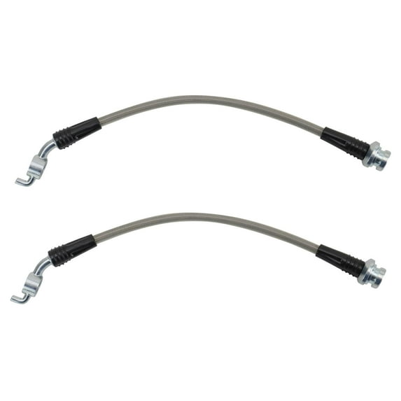 TRQ Performance Rear Brake Hose Set BLA63311 Fits Select 2007-2013 Nissan Altima