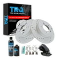 thumbnail image 1 of TRQ Performance Rear Brake Pad & Rotor Kit BKA20582 Fits Select 2012-2017 Hyundai Azera , 2014-2016 Kia Cadenza , 2011-2015 Kia Optima , 2011-2015 Hyundai Sonata, 1 of 4
