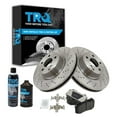 thumbnail image 1 of TRQ Performance Rotor & Brake Pad Kit Posi Metallic Front w/Chemicals BKA18152 Fits select: 2000-2002 MERCEDES-BENZ S, 2003 MERCEDES-BENZ S 430, 1 of 6