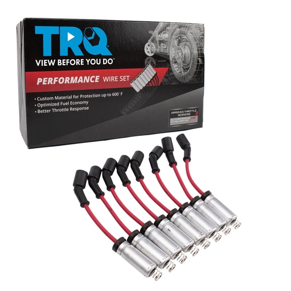TRQ Performance Spark Plug Wire Kit Set Fits GM Pickup Truck SUV New