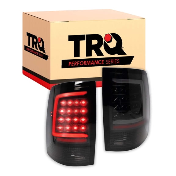 TRQ Performance 2 Piece Driver & Passenger Side Tail Light Assembly Set LED Fits 2009-2010 Dodge Ram 1500 2010 Ram 2500 Ram 3500 2011-2018 Ram 1500 2500 3500 2019-2024 1500 Classic