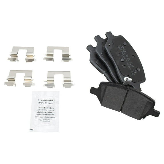TRQ Posi Metallic Disc Brake Pad Set Rear for Chevy Uplander Buick Terraza BFA73843 Fits select: 2005-2008 CHEVROLET UPLANDER, 2006 PONTIAC MONTANA SV6 INCOMPLETE