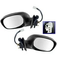 thumbnail image 1 of TRQ Power Chrome & Black Mirrors Pair Set for 00-06 Toyota Tundra Pickup Truck MRA09172, 1 of 4
