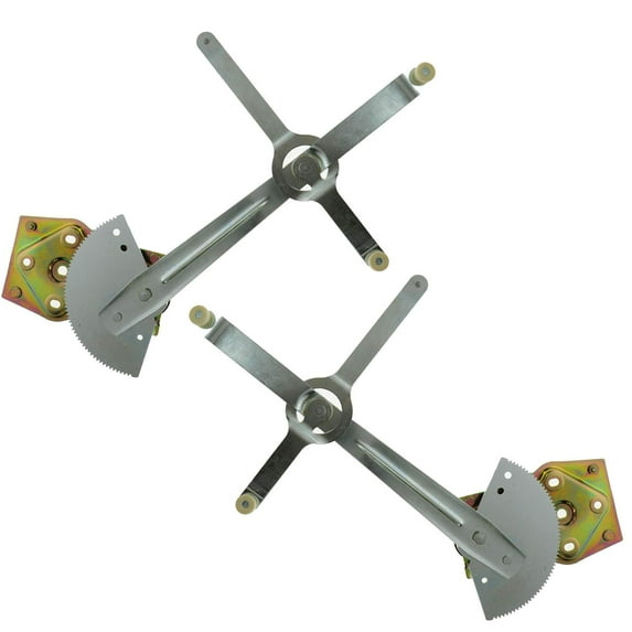 TRQ Power Front Window Regulator Pair Set LH Left & RH Right Door for Chevy Van WRA50435