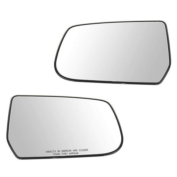 TRQ Power Mirror Glass w/ Mounting Bracket Left Right Pair for Equinox Terrain MGA08817 Fits select: 2010-2011 CHEVROLET EQUINOX, 2010-2011 GMC TERRAIN