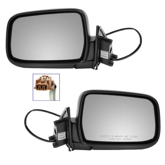 TRQ Power Mirrors LH Right Left LH Pair For Nissan Xterra Frontier Pickup Truck MRA09164