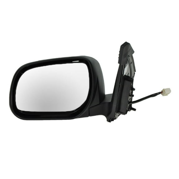 TRQ Driver Side Mirror Assembly Power Foldaway Textured Black Fits 2006-2008 Toyota RAV4 Base