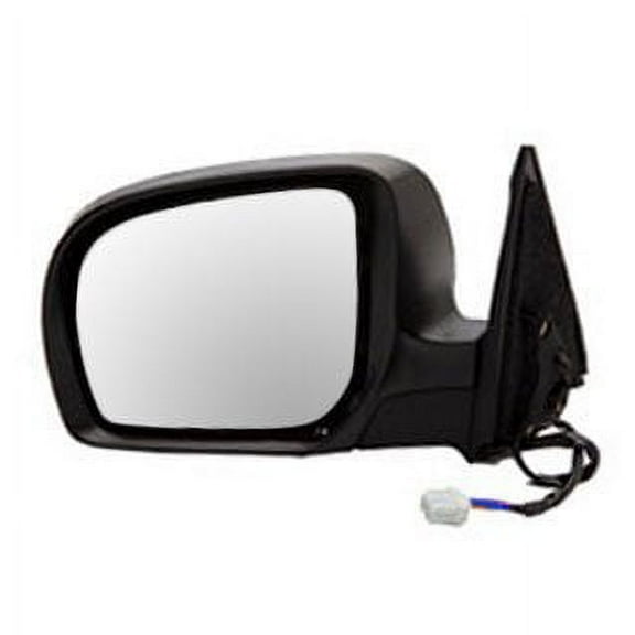 TRQ Power Smooth Black Side View Mirror Driver Left LH for 09-10 Subaru Forester MRA06143