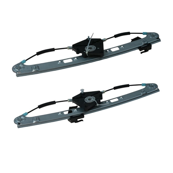 TRQ Power Window Regulator Pair Rear LH & RH for 04-10 BMW X3 WRA51021
