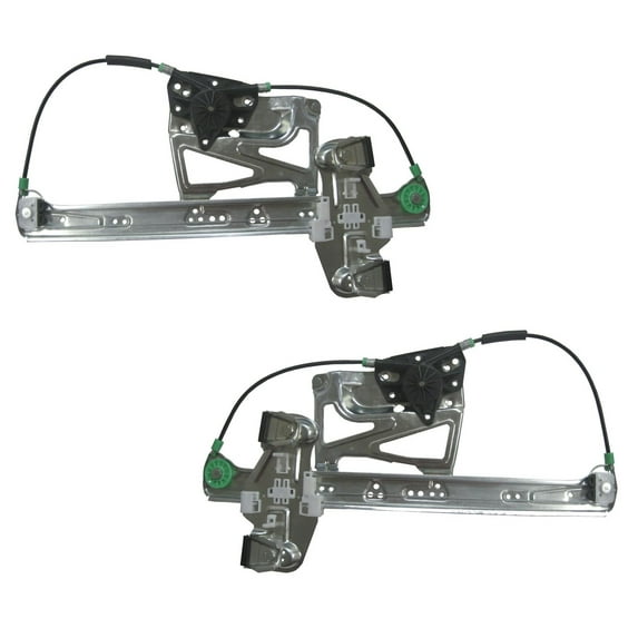 TRQ Power Window Regulators Front Pair Set for 00-05 Cadillac Deville WRA50192 Fits select: 2004 CADILLAC PROFESSIONAL CHASSIS