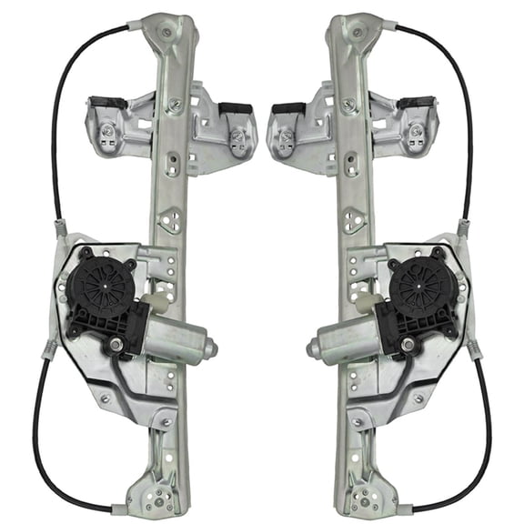 TRQ Power Window Regulators with Motor Rear Pair Set of 2 for Cadillac Deville WRA50211 Fits select: 2004 CADILLAC PROFESSIONAL CHASSIS