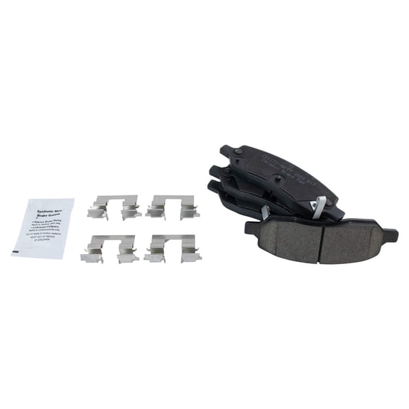 TRQ Premium Posi Ceramic Brake Pad Rear for Buick Lucerne Cadillac DTS BFA73388 Fits select: 2006 ,2008-2009 CADILLAC COMMERCIAL CHASSIS