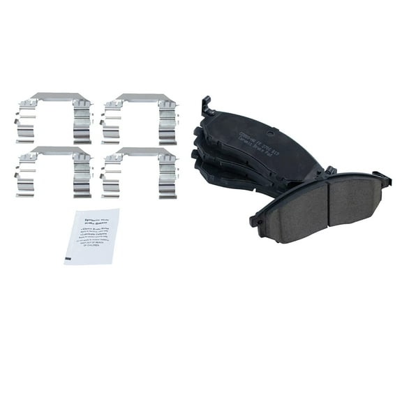 TRQ Premium Posi Ceramic Front Brake Pad LH RH Kit for Nissan Infiniti BFA73157 Fits select: 2009-2013 INFINITI G37, 2013-2014 NISSAN MURANO