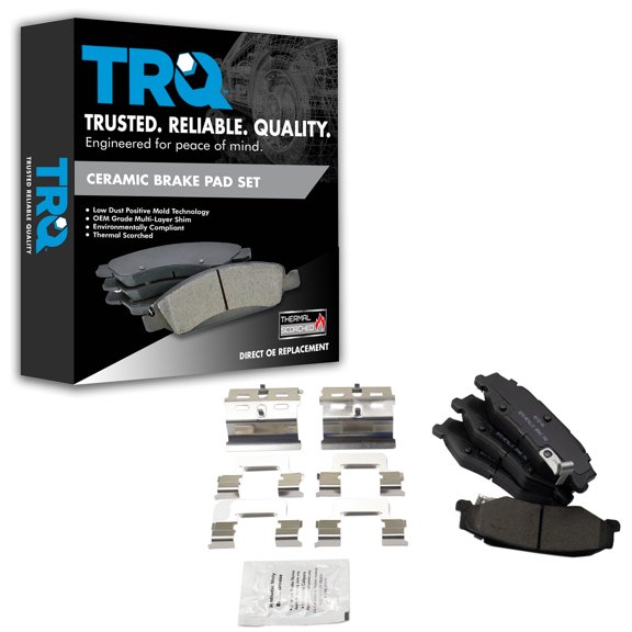 TRQ Premium Posi Semi-Metallic Brake Pads Set Rear Kit for Corvette GTO XLR BFA73839