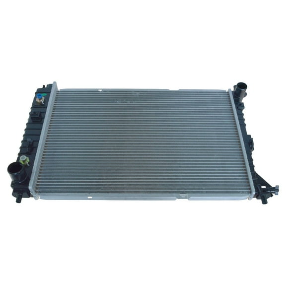 TRQ Radiator Assembly Aluminum Core Direct Fit for 97-04 Ford Mustang 4.6 V8 New RDA82763