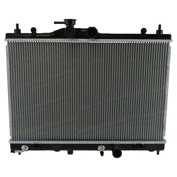 TRQ Radiator Assembly Plastic Tank Aluminum Core for Versa w/ Auto Trans RDA83055 Fits select: 2007-2012 NISSAN VERSA