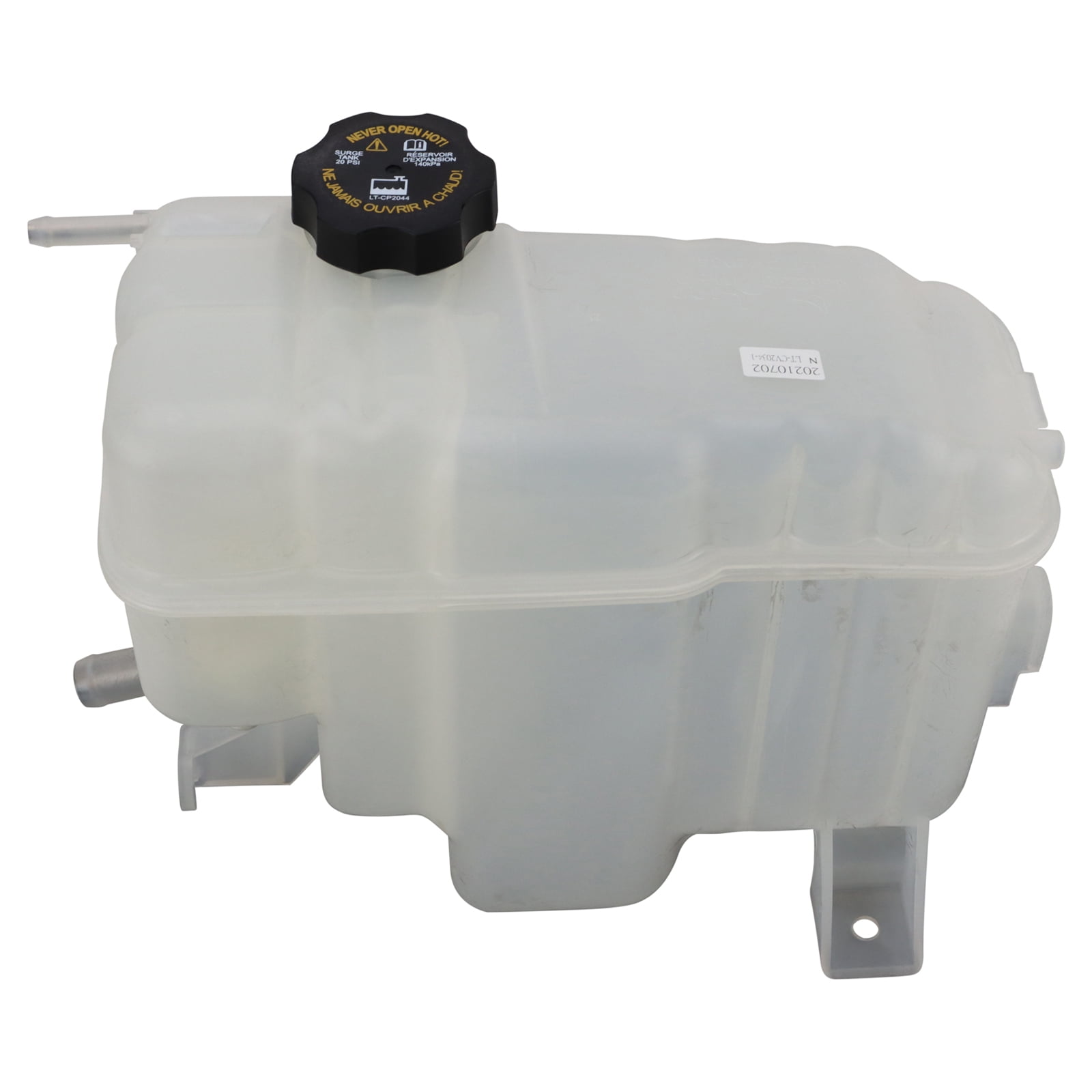 TRQ Radiator Coolant Reservoir Expansion Tank Overflow Bottle Compatible with 2011-2014 Chevrolet Silverado 2500 HD Silverado 3500 HD GMC Sierra 2500 HD Sierra 3500 HD GM3014184