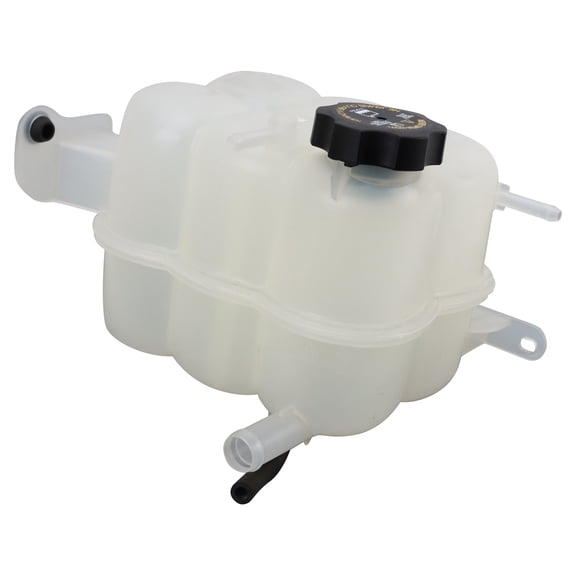 TRQ Radiator Coolant Reservoir Expansion Tank Overflow Bottle Compatible with 2020-2021 Chevrolet Silverado 2500 HD Silverado 3500 HD GMC Sierra 2500 HD Sierra 3500 HD GM3014192