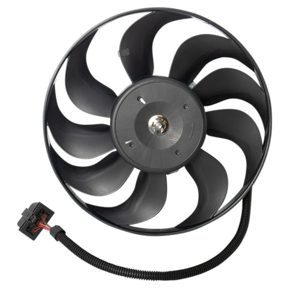 TRQ Radiator Cooling Fan Assembly for Audi TT VW Golf Beetle Jetta New RFA80424