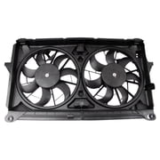 TRQ Radiator Dual Cooling Fan Assembly Fits 2007-2014 Cadillac Escalade ESV 2007-2013 Escalade EXT Chevrolet Silverado 1500 GMC Sierra 1500 Yukon XL 1500 2008-2009 Hummer H2 GM3115210