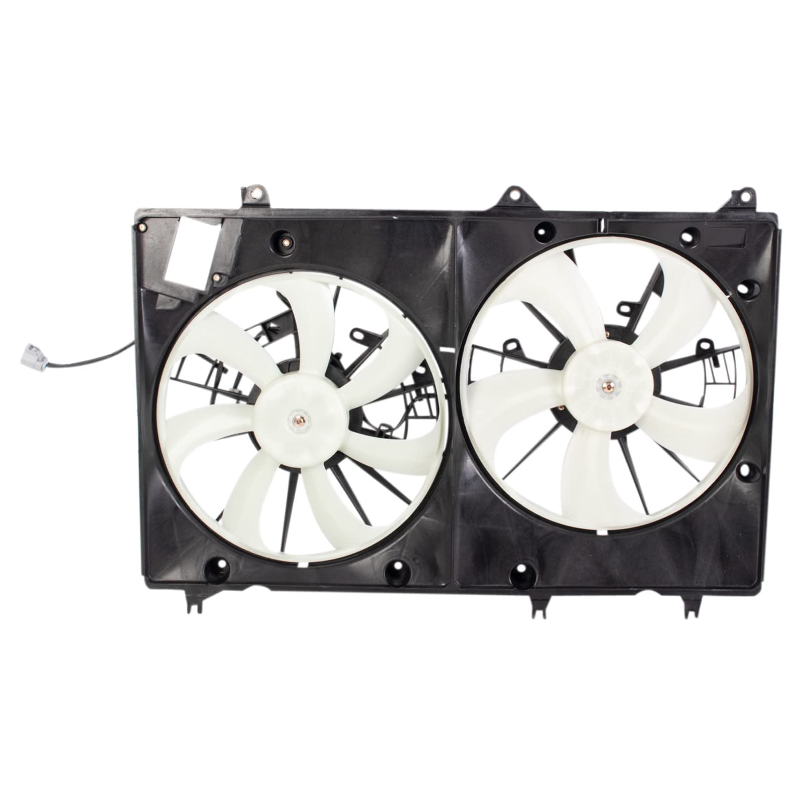 Radiators Rfa TRQ Radiator Dual Cooling Fan Assembly for 2008-2010 Toyota Highlander ...