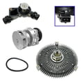 thumbnail image 1 of TRQ Radiator Fan Clutch Water Pump Thermostat Housing for BMW E46 3 Series WPA05233, 1 of 6