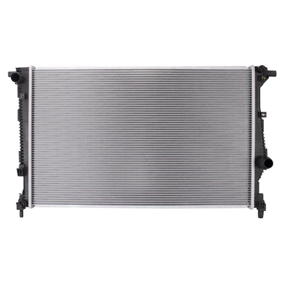 TRQ Radiator Assembly Aluminum Core Plastic Tank Fits 2019-2022 Jeep Cherokee L4 2.4L V6 3.2L Standard Cooling CU13771