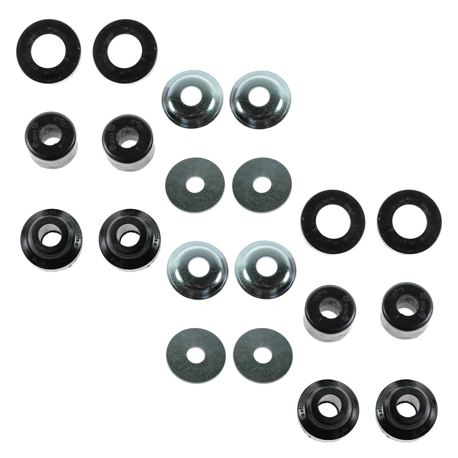 TRQ Radius Arm Bushing Kit Pair For Ford Econoline Van E100 E150 E250