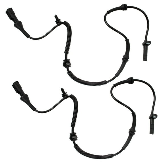 TRQ Rear ABS Wheel Speed Sensor Set Fits 2009-2012 Ford 2009-2012 Lincoln BSA14042