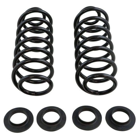 TRQ Rear Air Spring Suspension Coil Spring Conversion Kit for Crown Vic Town Car SKA63000
