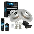 thumbnail image 1 of TRQ Rear Back Ceramic Brake Pad & Rotor s Kit w/Fluids for Maxima Infiniti I30 BKA18287 Fits select: 1994-2001 NISSAN MAXIMA, 1 of 6