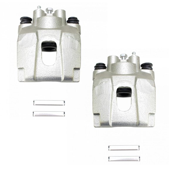TRQ Rear Brake Caliper Set Compatible with 2001-2010 Ford Explorer 2003-2010 Explorer Sport Trac 2003-2007 Jeep Liberty 2003-2006 Wrangler 2003-2005 Lincoln Aviator Mercury Mountaineer