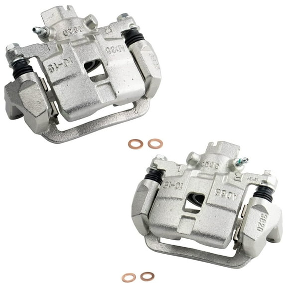 TRQ Rear Brake Caliper Set Compatible with 2003-2006 Subaru Baja 2000-2004 Legacy Outback