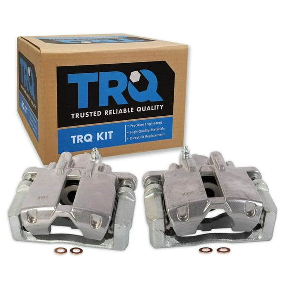 TRQ Rear Brake Caliper Set Compatible with 2003-2007 Cadillac CTS 2005-2011 STS