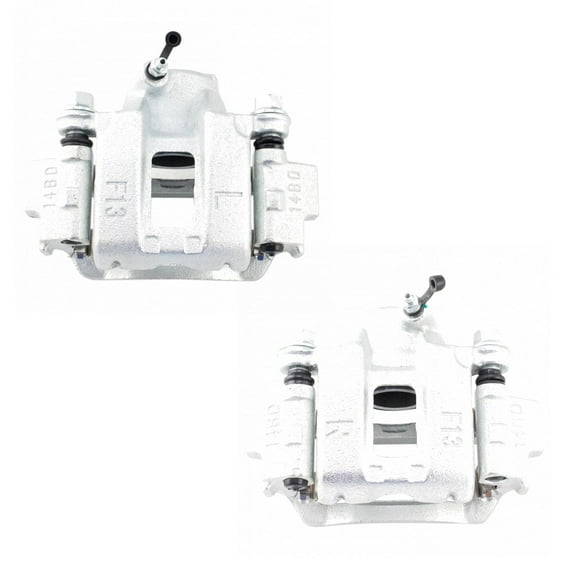 TRQ Rear Brake Caliper Set Compatible with 2003-2009 Toyota 4Runner 2007-2014 FJ Cruiser