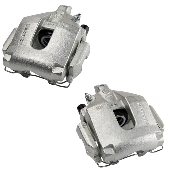 TRQ Rear Brake Caliper Set Compatible with 2003-2014 Volvo XC90