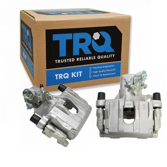 TRQ Rear Brake Caliper Set Compatible with 2012-2018 Ford Focus