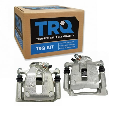 TRQ Rear Brake Caliper Set Compatible with 2015 Audi Q3 Q3 Quattro 2009-2017 Volkswagen CC 2009-2010 Passat Tiguan 2018 Tiguan Limited