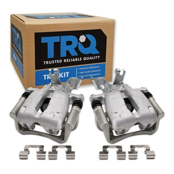 TRQ Rear Brake Caliper Set Fits 2014-2016 Chevrolet Malibu 2016 Malibu Limited CLA32353