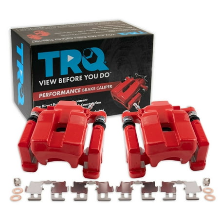 TRQ Rear Brake Caliper Set For 07-12 Lexus ES350 08-12 Toyota Avalon 07-11 Camry CLA49897
